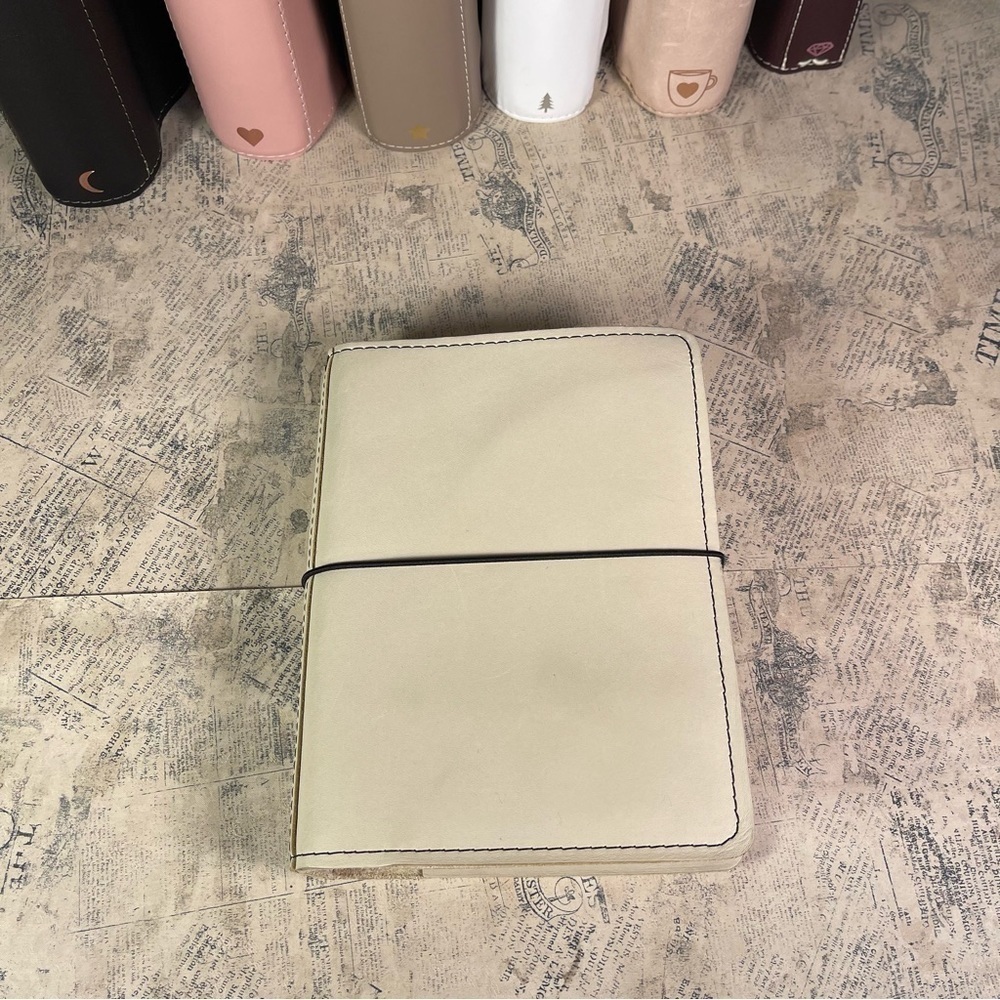 Foxy Fix Handcrafted Tan Leather Notebooks Made in USA